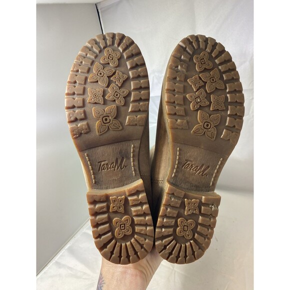 Tara M Torishearing Brown Midi Boots Womens Sz 10 Convertible - Picture 4 of 8